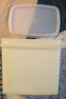 Vintage Tupperware # 1243 Yellow Shelf Saver Storage Container with Lid # 1244 — photo 6