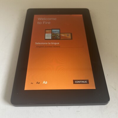 Amazon Kindle Fire HD 7 4th Gen SQ46CW 8GB in Black Tablet DK409