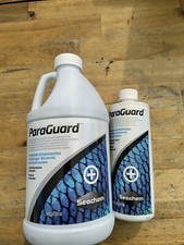 SEALED 2 liter And 16.9 Seachem ParaGuard Aldehyde Based Parasite Control