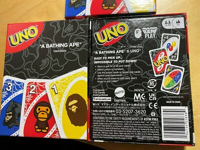 NEW A Bathing Ape Bape limited edition UNO 50th Baby Milo card