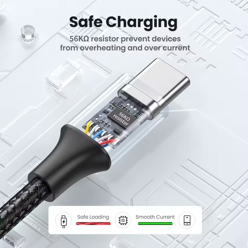 UGREEN USB-A to USB-C Cable 3A 18W Fast Charging 1m - Picture 2 of 6