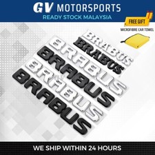 for Mercedes-Benz Brabus Badge Car Rear Trunk Body Decal Emblem Badge Sticker