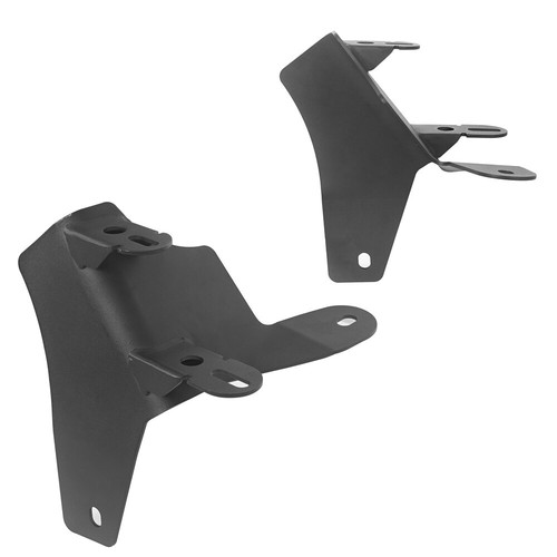 For Jeep Wrangler JL A Pillar Dual LED Pod Light Mount Bracket Black OEM Replace - Picture 7 of 12