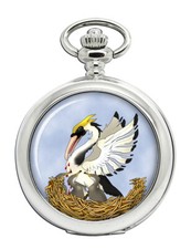 Redeemer the Pelican in Her Piety Pocket Watch