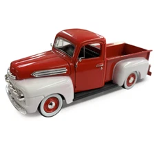 O Scale Die Cast Model 1951 Ford Truck Red w/ White Fenders Limited Edition NEW