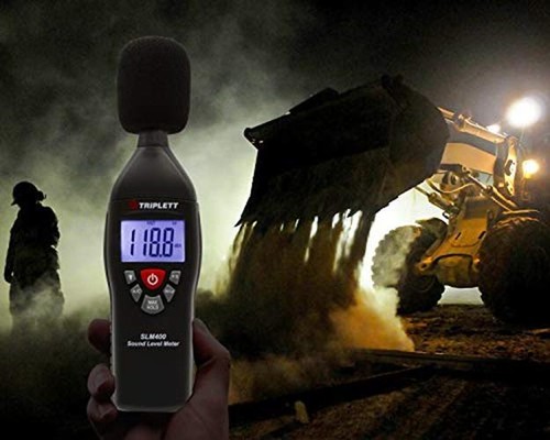 Triplett SLM400-KIT Decibel Sound Level Meter with Assorted Styles ...