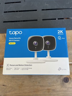 TP-Link Tapo C110 Indoor Home Security Wi-Fi Camera 2K Resolution 2 Ways Audio