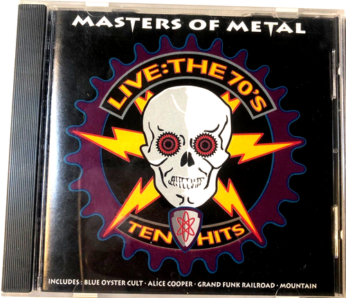 Masters Of Metal Live The 70s CD Rush UFO Alice Cooper Blue Oyster Cult Mountain