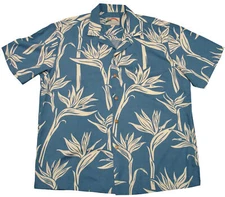 Paradise Found Men's Pareau Paradise Hawaiian Shirt