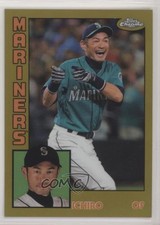 2019 Chrome 1984 Topps Gold Refractor 37/50 Ichiro Suzuki #84TC-14 HOF qy8