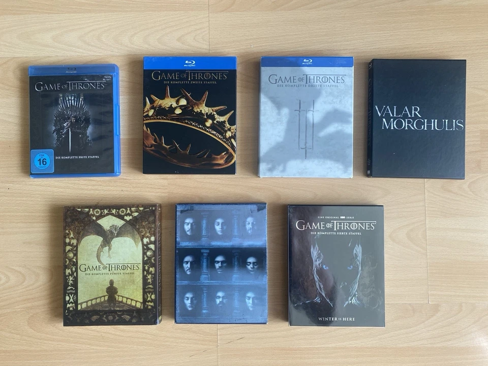 Game of Thrones - Staffel 1-7 - Blu Ray Set in exklusiven Boxen - Bild 1 von 1