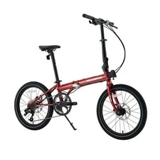 ROCKBROS SVK 20"Folding Bike 9Speed Steel Frame Disc Brake Adjustable Bar & Seat