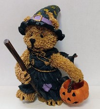 Halloween Witch Teddy Bear Figurine