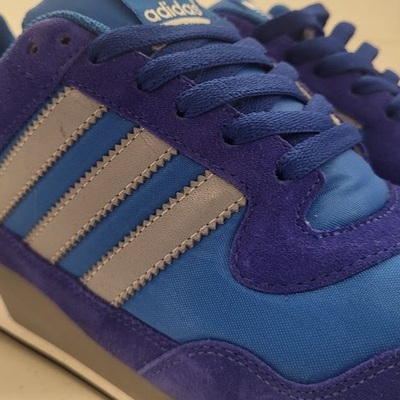 ADIDAS ZXZ NYLON Bluebird Silver 2002 Size 9.5 NWB Ultraboost