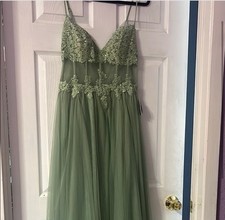 Green Emerald Prom Dress