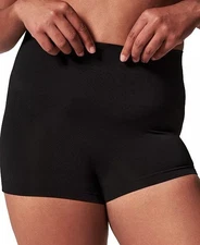 New Women's SPANX 40049r Black Shaping Boyshort Panty Size M