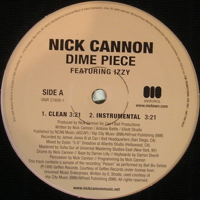 Nick Cannon - Dime Piece (12'', Promo)