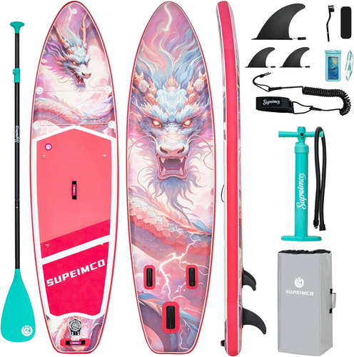 Inflatable Stand up Paddle Board - Upgraded Glue-Free Hot Melt Technology, Long  - Picture 12 of 12