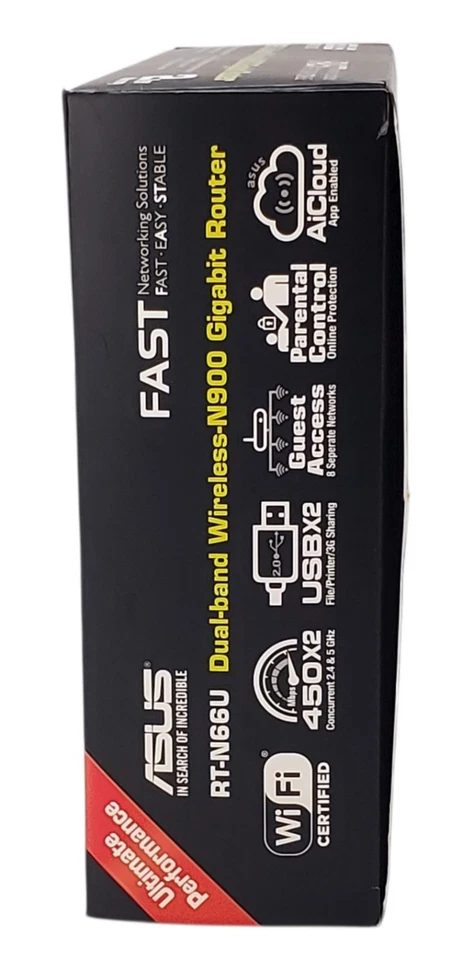 ASUS RT-N66U 450 Mbps 4-Port Gigabit Wireless N Router - Image 2 of 4