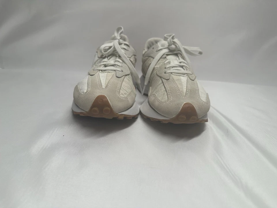 New Balance Women’s 327 Sneakers – Size 7 – White / Beige Suede  - Image 3 of 4