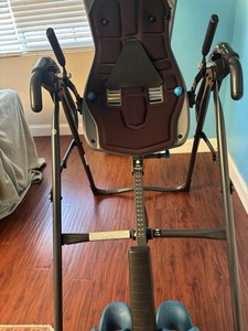 Teeter Adjustable Incline Foldable Inversion Table Black Ergo-Embrace Supports