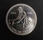 Engelhard American Prospector 1985 Vintage 1 oz .999 Fine Silver Round