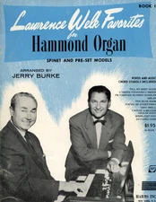Vintage Lawrence Welk Favorites For Hammond Organ Sheet Music
