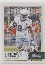 2016 Panini Classics Rookies Significant Signatures /199 Byron Marshall Auto 0c2