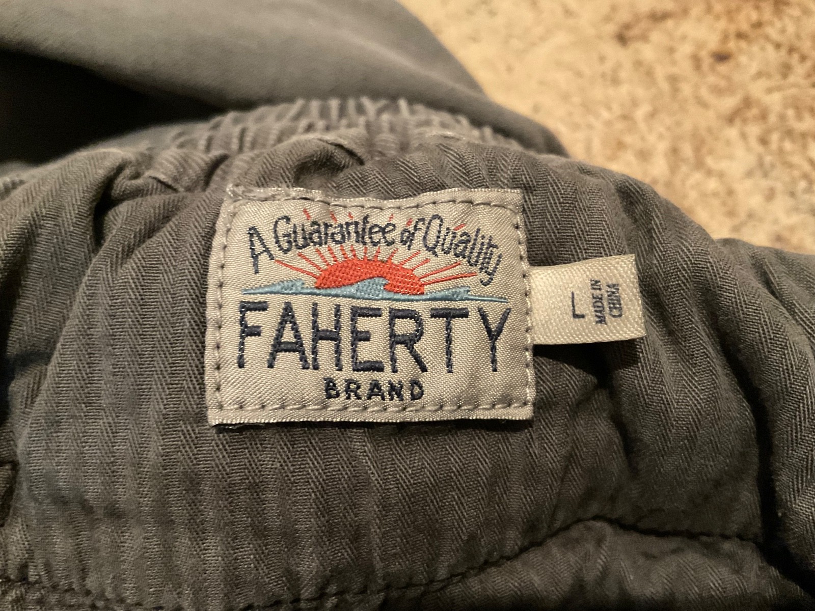 FAHERTY ESSENTIAL DISTRESSED DRAWSTRING ELASTIC P… - image 7