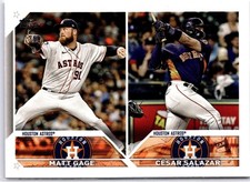 2023 Topps Update #US318 Matt Gage / César Salazar RCOM, RC