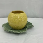 McCoy USA Orange on Leaf Planter Vintage 1950s. Great Condition!