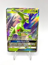 Carta Pokemon Virizion GX 34/214 Holo Full Art set Tuoni perduti Near Mint ITA