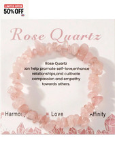 Natural Crystal Healing Chakra Gemstone Bead Bracelet Protection Gem Stone