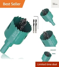 Precision 1-3/8 Inch Hole Saw with Arbor – Effortless Cutting for DIY Projects