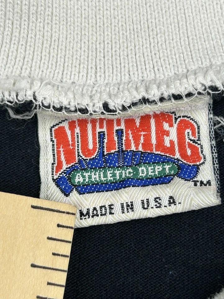 Vintage Los Angeles Raiders Shirt Pullover Nutmeg Rugby Size XL NFL USA - Image 4 of 4