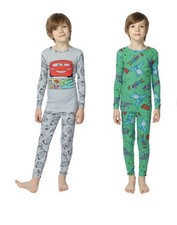 Disney Pixar Boys 4-Piece Pajama Set Cars, Toy Story Size 4T