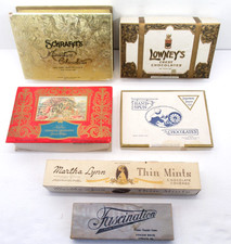 Lot Vintage Chocolate Candy Box Schrafft's Lowney's Adeline Martha Lynn