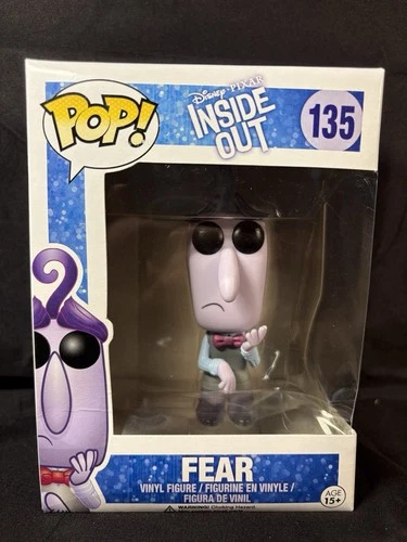 Funko Pop! Disney Pixar Inside Out - Fear #135 - Damaged Box.