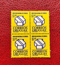 URUGWAJ * LOGO "DIRECCION NACIONAL DE CORRO" - YVERT#1457 - 4 ZNACZKI MNH