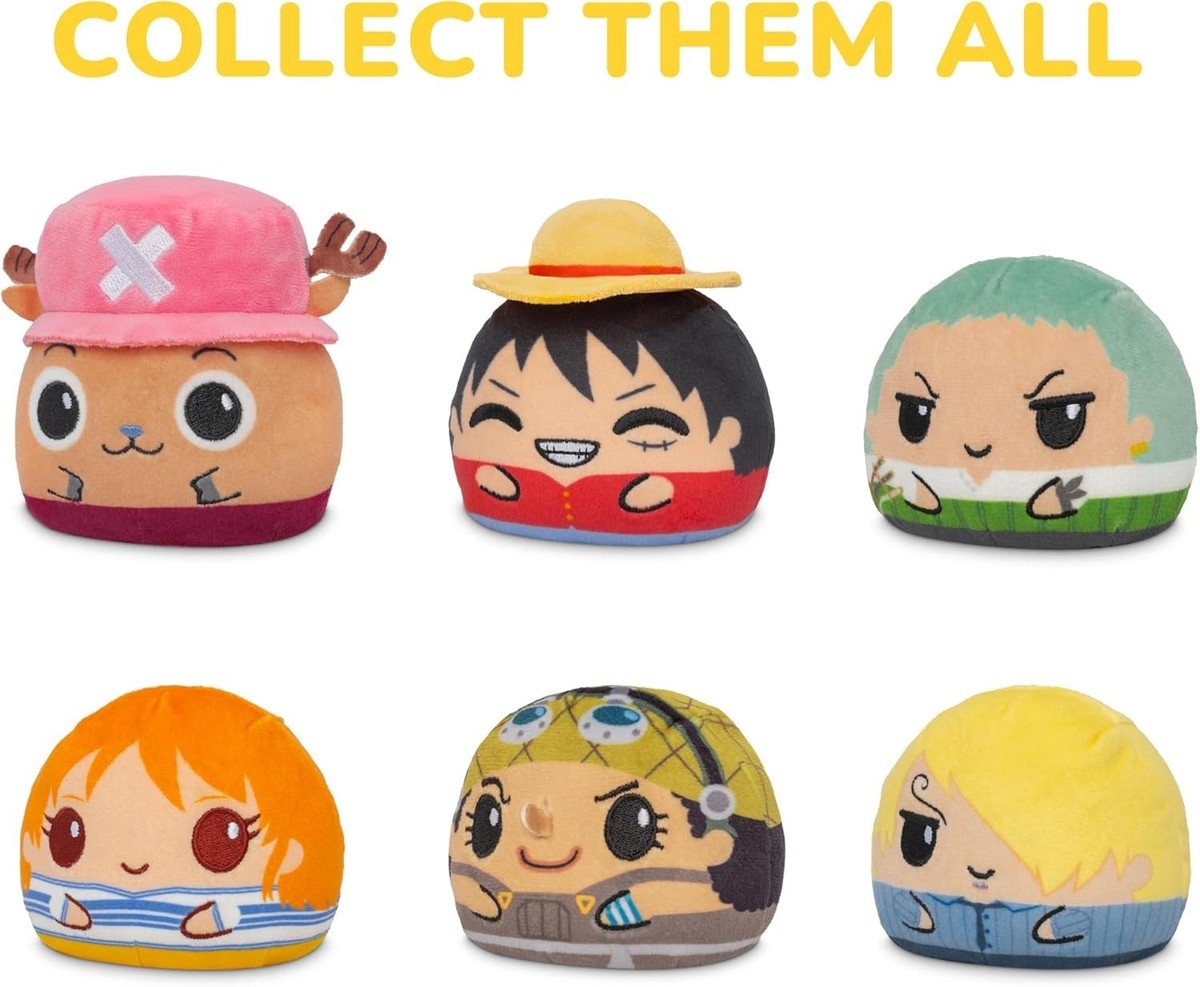 TeeTurtle One Piece Reversible Plush 3” Mystery Box Anime Toy | eBay
