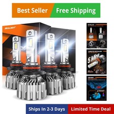 9005 9006 Bulb Combo, 92000LM 800 Super Bright 5 Mins Installation, 60000H L...