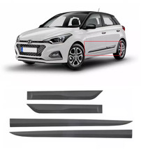Protezioni porte paracolpi fasce portiere plastica nera per Hyundai i20 15-20
