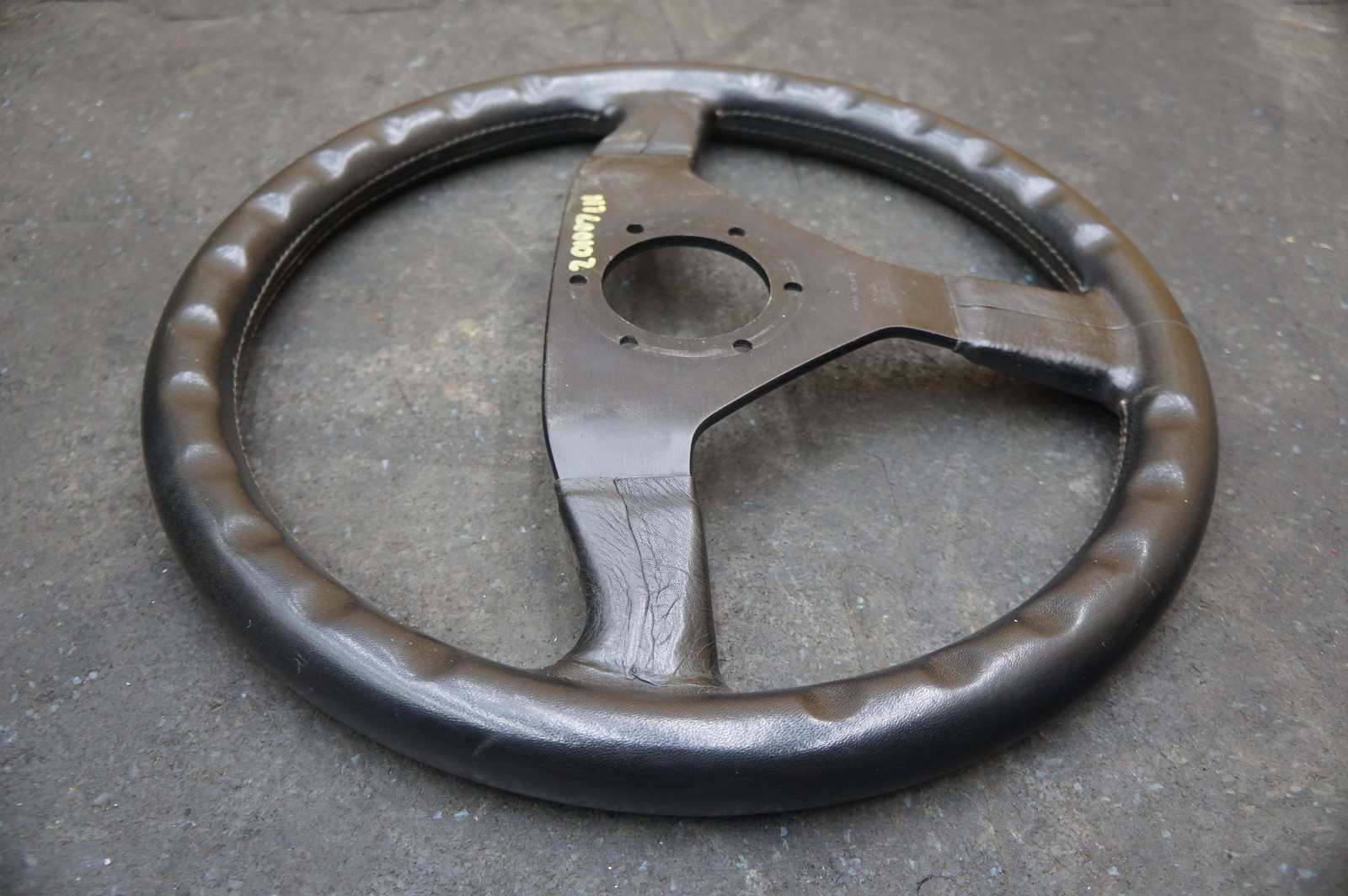 Steering Wheel Black Leather 136549 Ferrari 328 GTB GTS 1986-89 208 Turbo 308