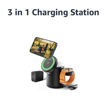 3-in-1 Foldable Magnetic Charger for iPhone Apple Watch AirPods