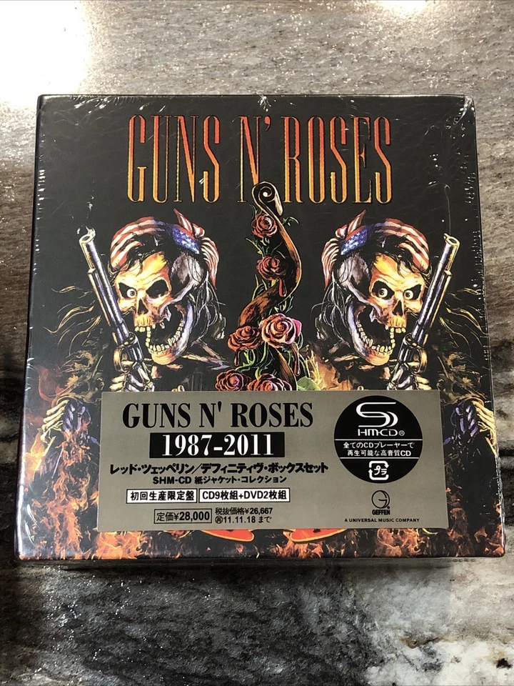 Guns N Roses Complete Recordings LunchBox SHM CD DVD Box Set w Playing Cards NEW - Image 2 of 4