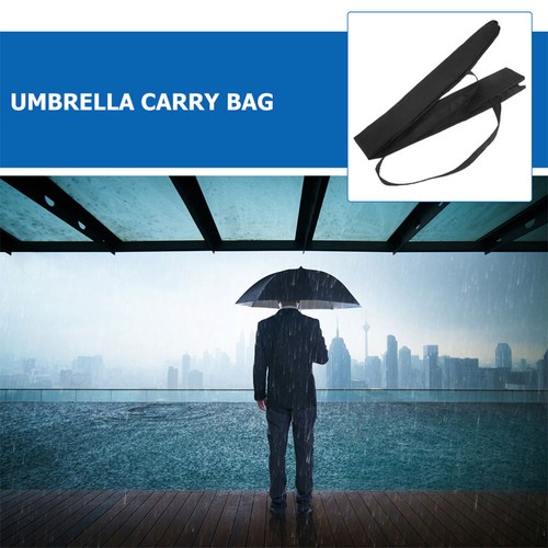 Umbrella Case Travel Rain Accessory Drawstring Wet Bag with Strap - Picture 4 of 12