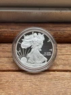 2012-W PROOF SILVER AMERICAN EAGLE  1 OZ BULLION - Nice Pop