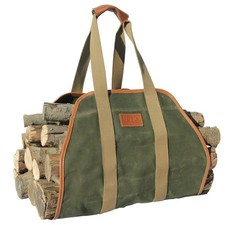 INNO STAGE Firewood Carrier Firewood Bag Heavy Duty Waxed Canvas Log Carrier ...
