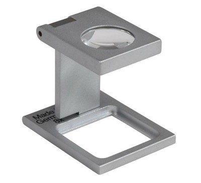 Eschenbach Leinenprüfget Lupe 8 X Metall -tragbar