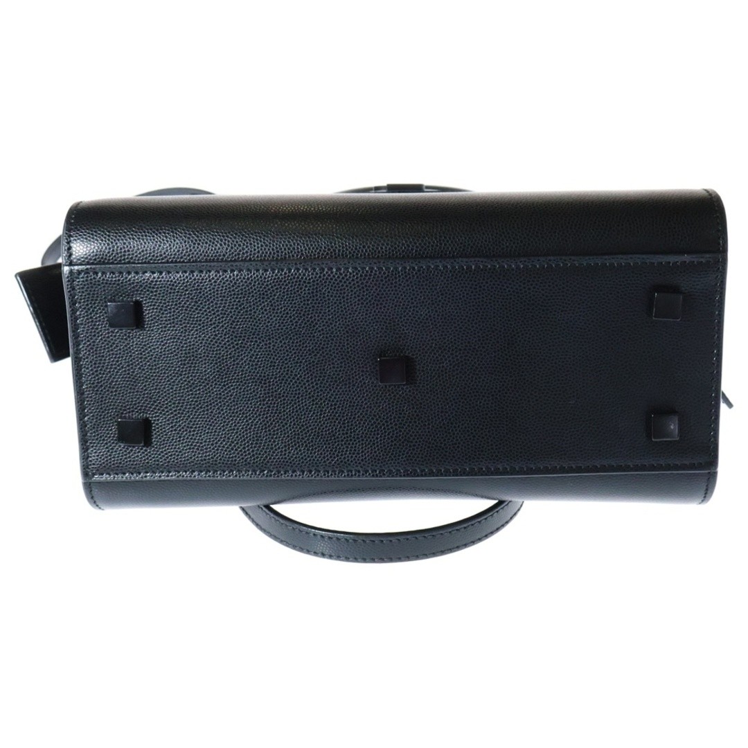 Borsa a mano Saint Laurent Paris Uptown piccola 2 vie tracolla ferramenta nera usata